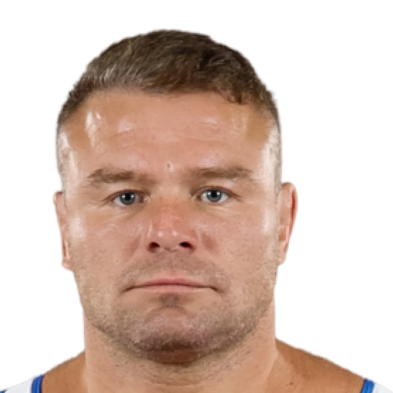 Portrait of Anatoly Malykhin, RAF athlete.