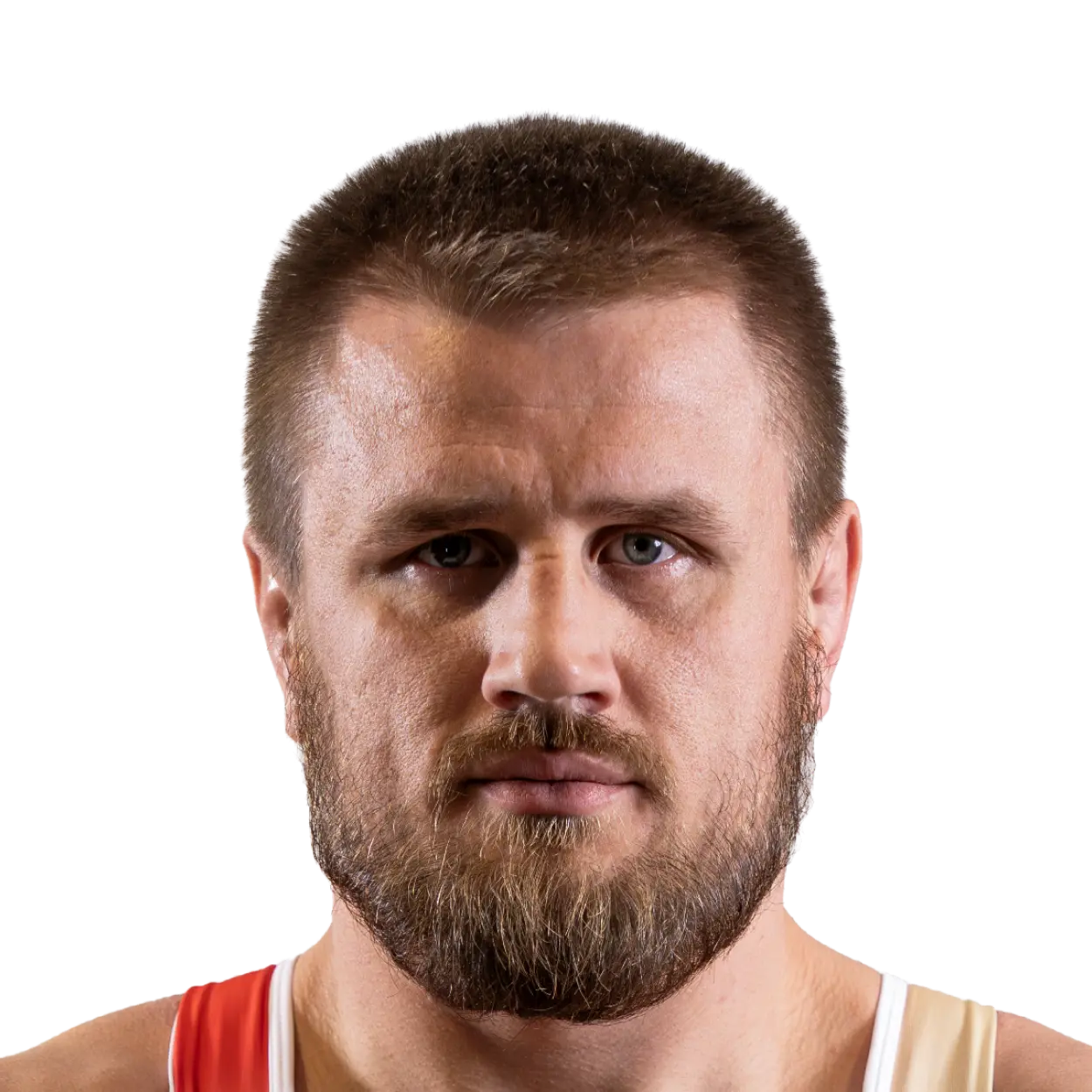 Portrait of Alexandr Romanov, RAF athlete.