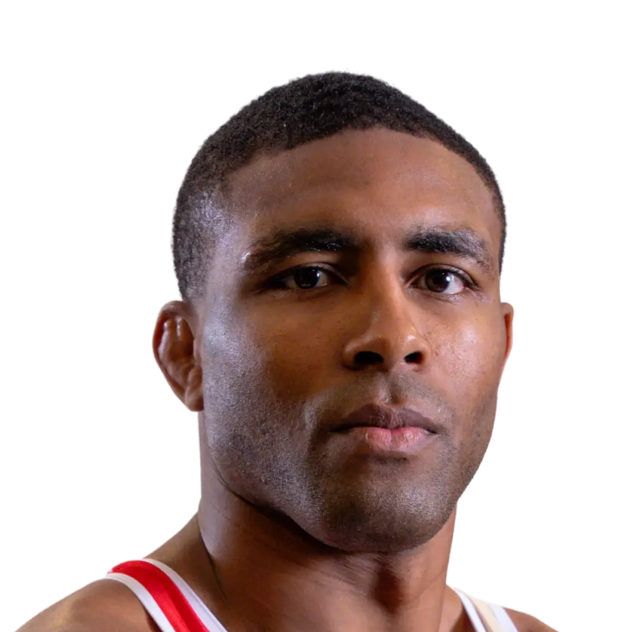 Portrait of Nate Jackson, RAF athlete.