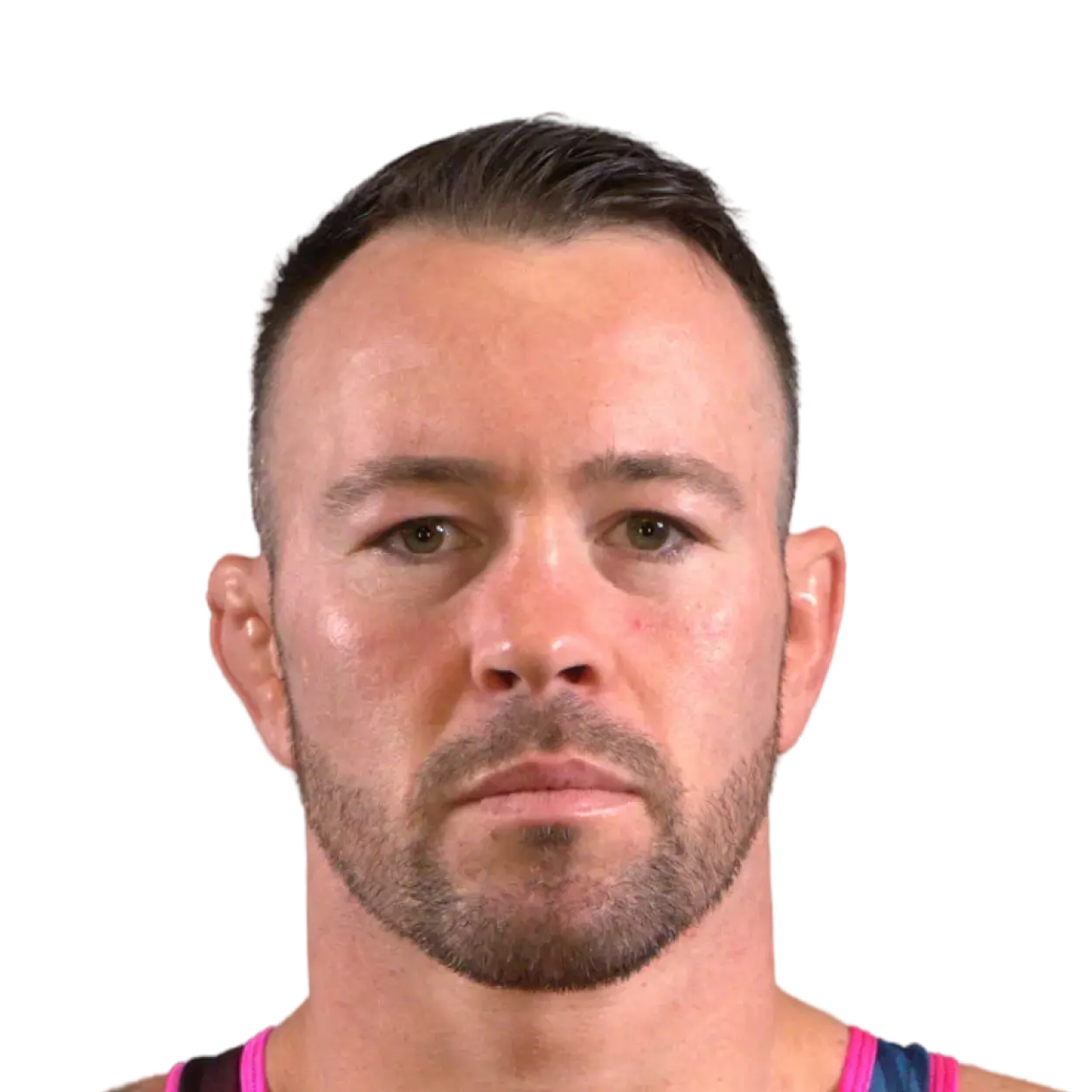 Portrait of Colby Covington, RAF athlete.