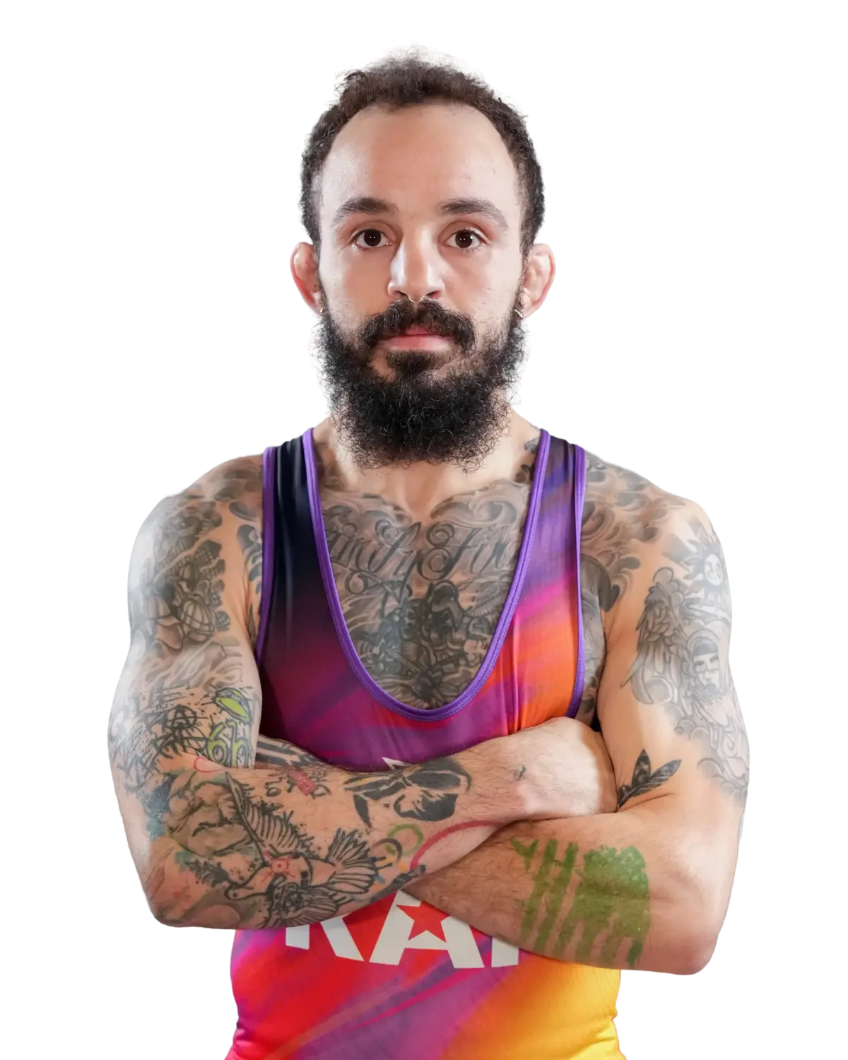 Upper-body portrait of Jordan Oliver, RAF athlete.