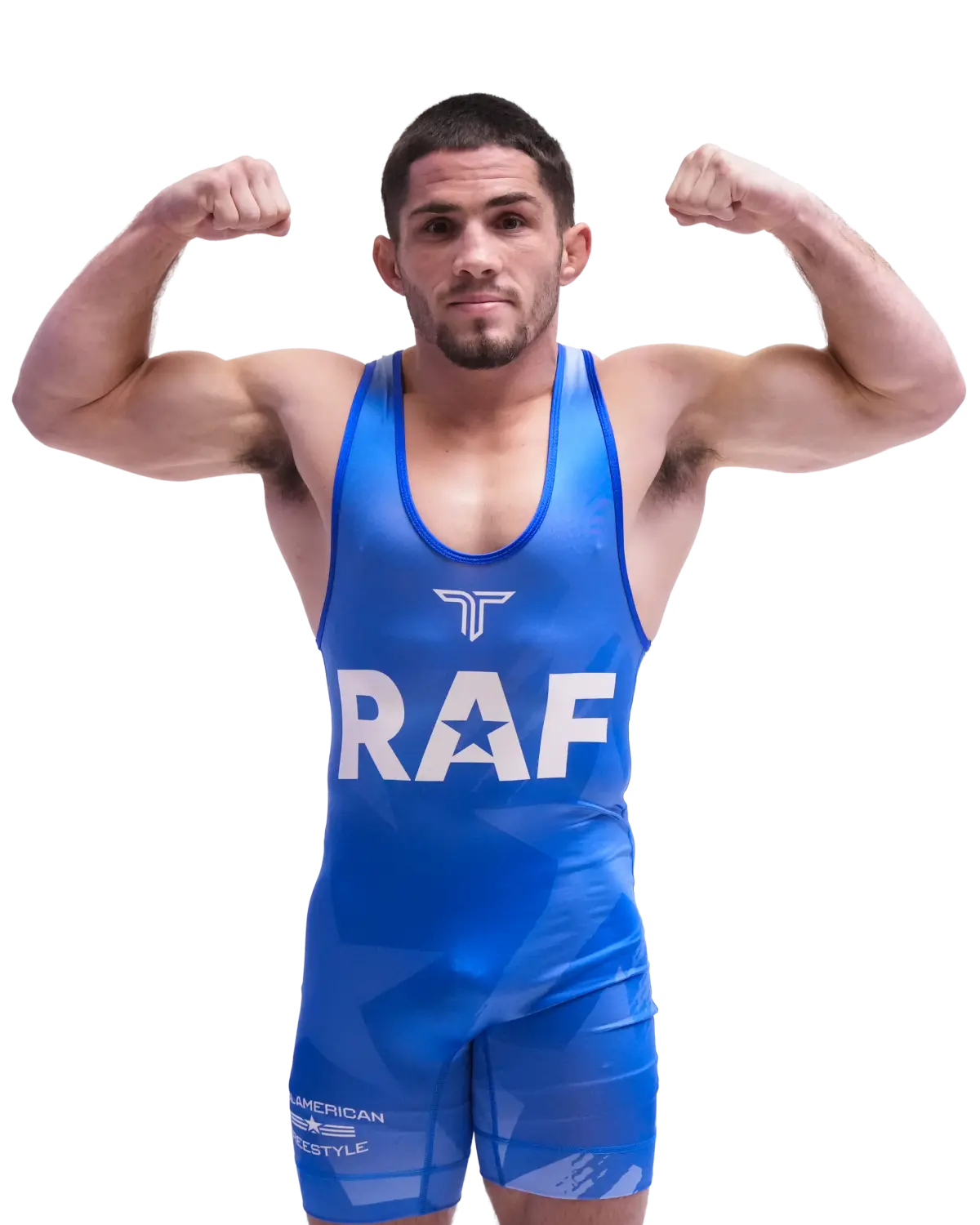 Upper-body portrait of Nathan Tomasello, RAF athlete.