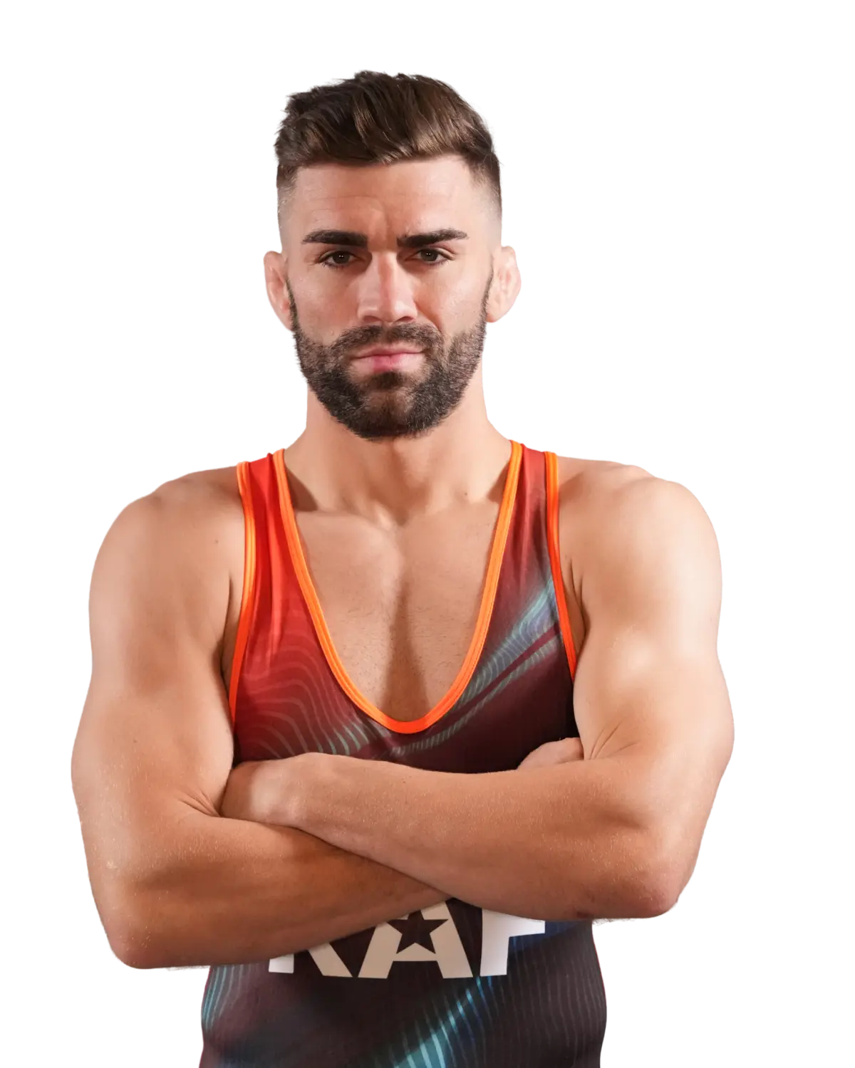 Upper-body portrait of Bryce Meredith, RAF athlete.