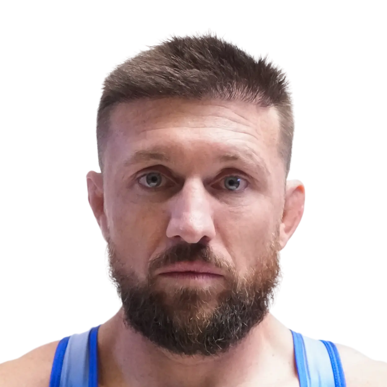 Portrait of Lance Palmer, RAF athlete.
