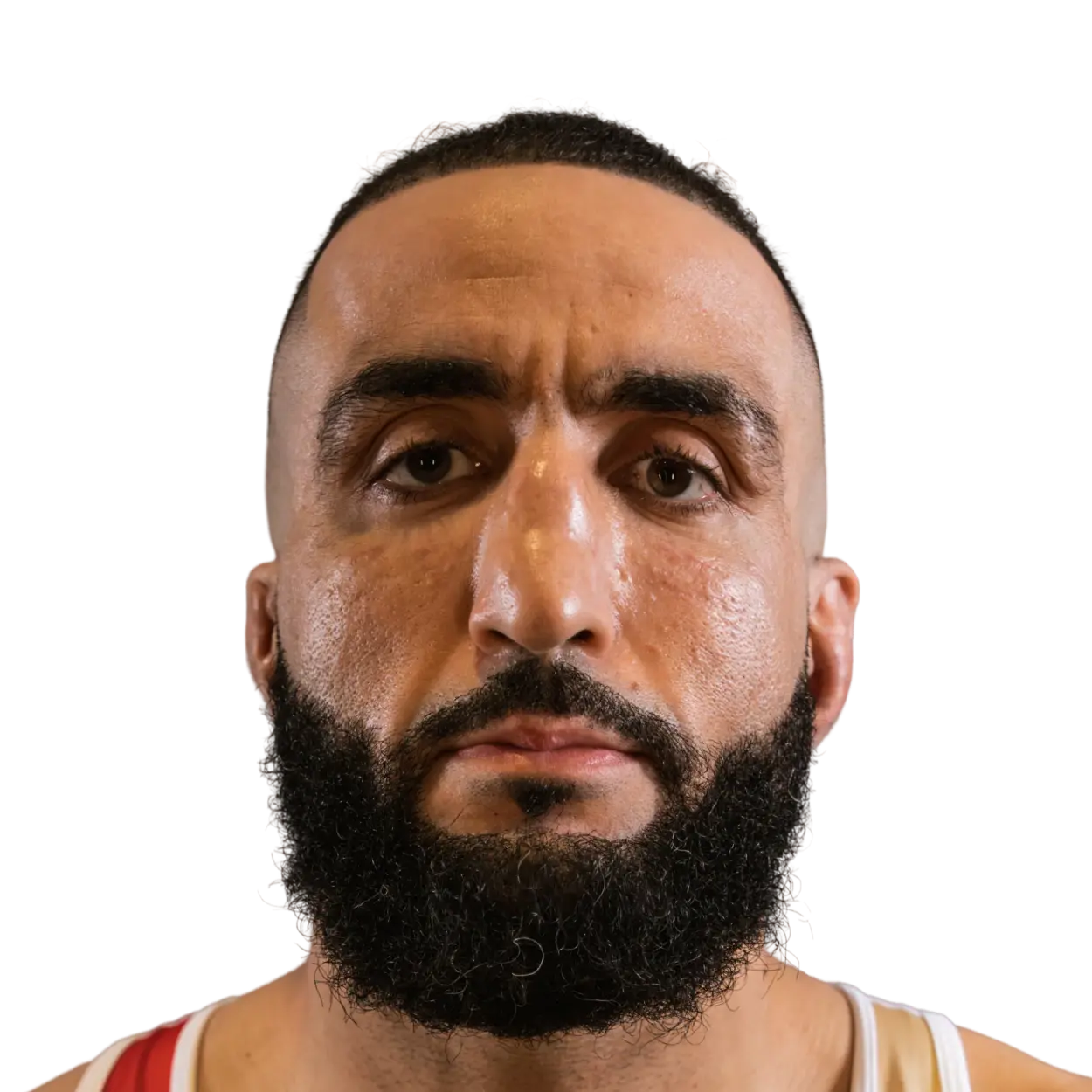 Portrait of Belal Muhammad, RAF athlete.