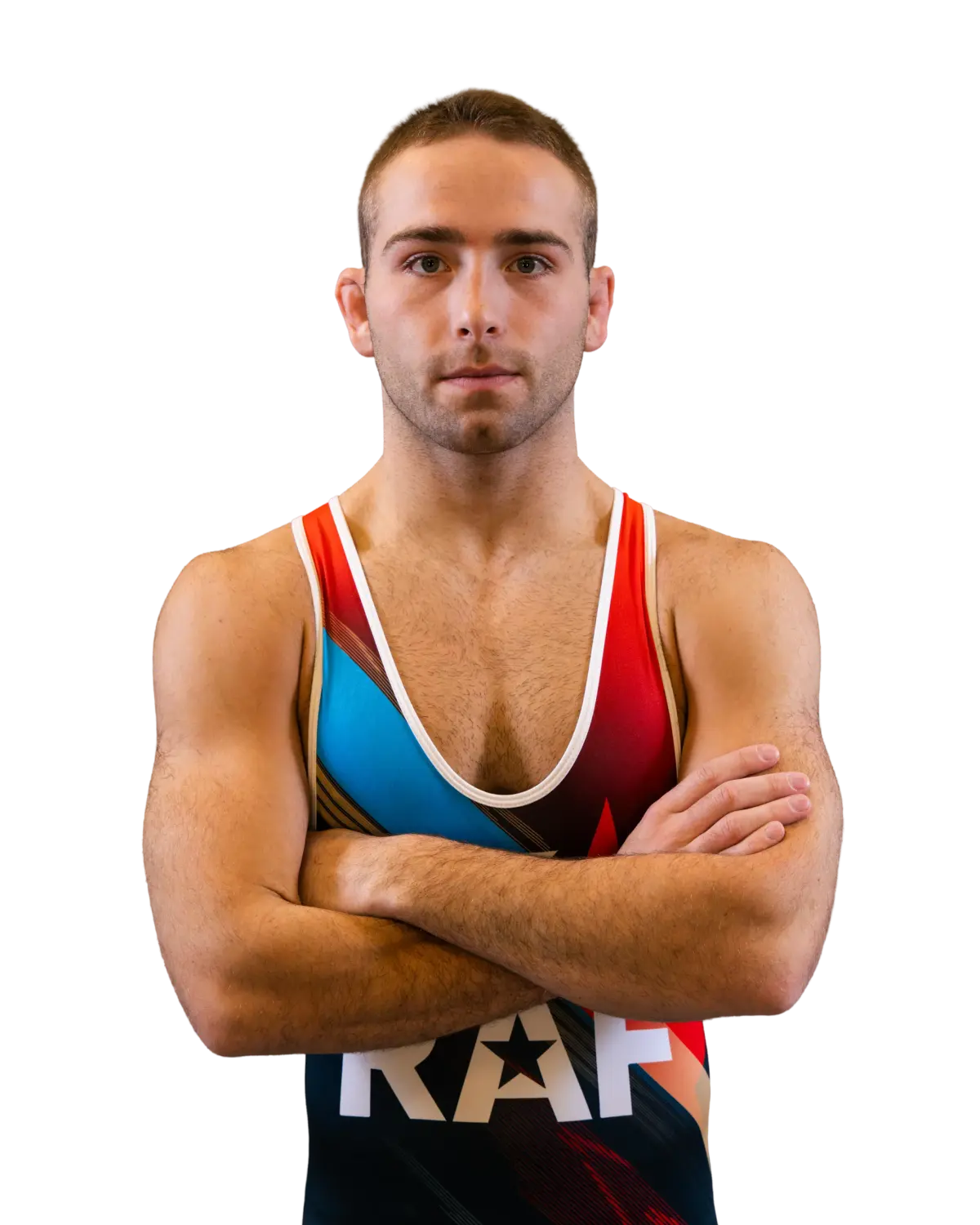 Upper-body portrait of Cayden Henschel, RAF athlete.