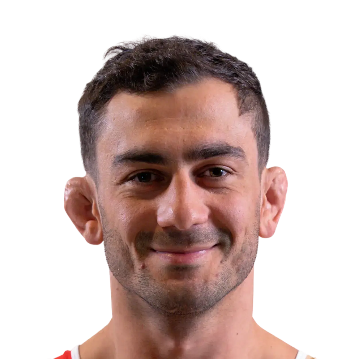 Portrait of Tajmuraz Salkazanov, RAF athlete.