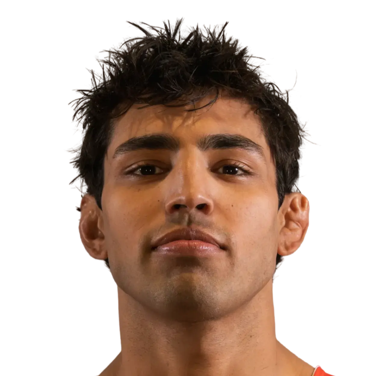 Portrait of Zahid Valencia, RAF athlete.