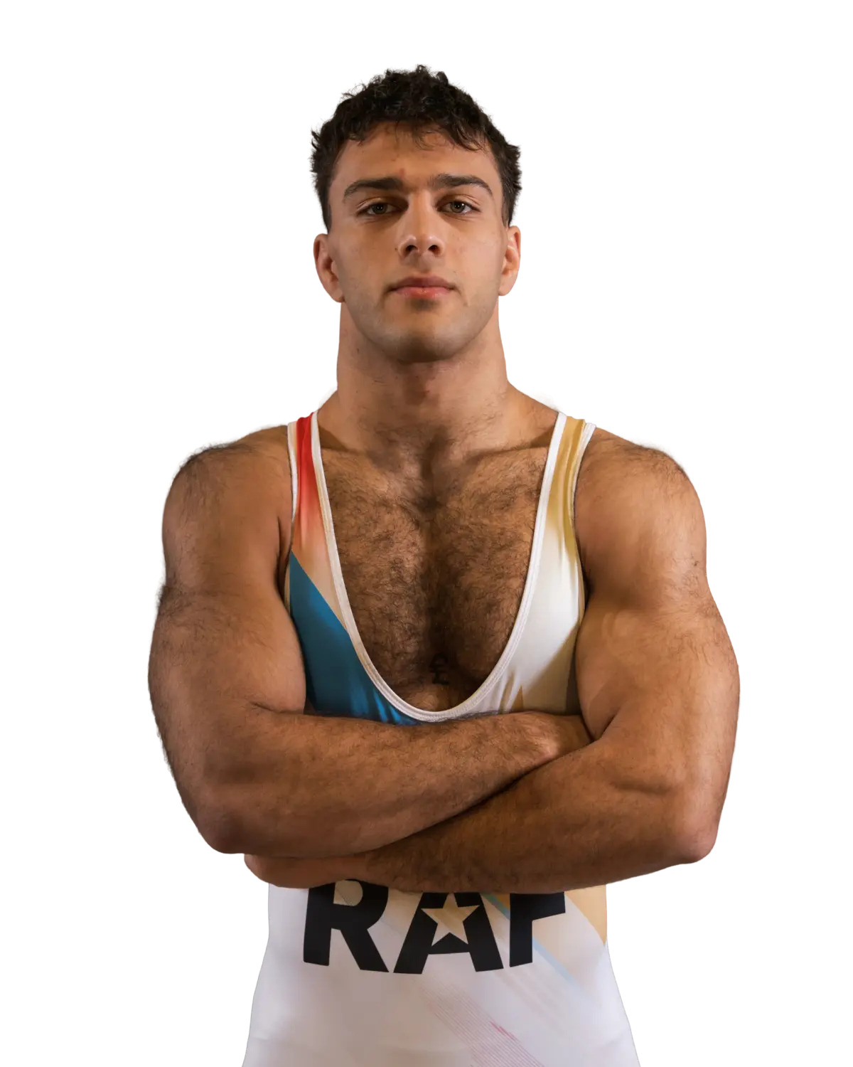 Upper-body portrait of Jacob Cardenas, RAF athlete.