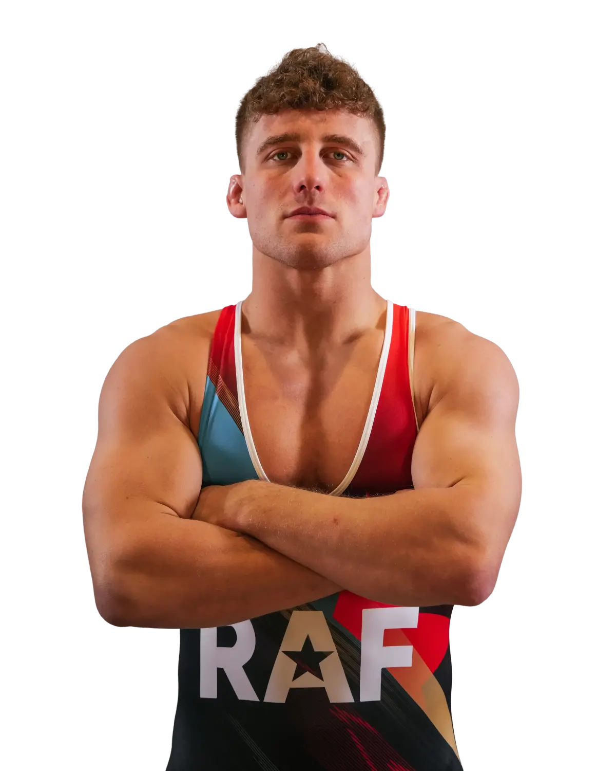Upper-body portrait of Trent Hidlay, RAF athlete.