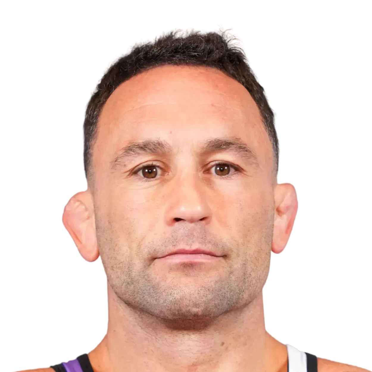 Portrait of Frankie Edgar, RAF athlete.