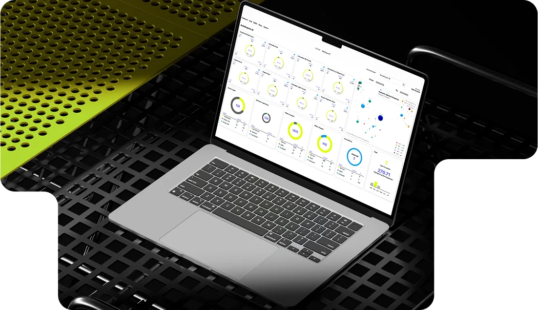 autoacquireai interface on laptop