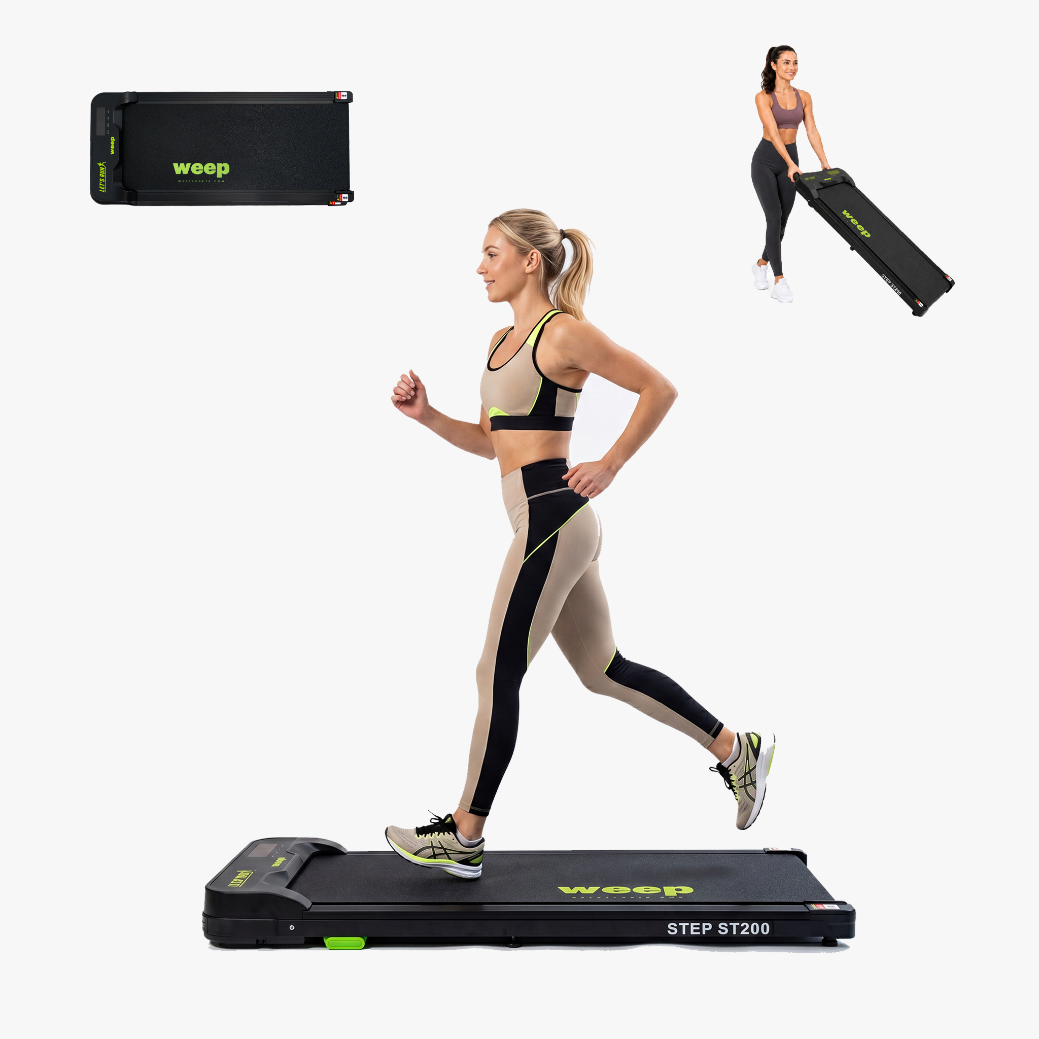 Bieżnia elektryczna Weep STEP walking pad pod biurko, 6 km/h