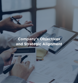 company' objectives and strategic alignment
