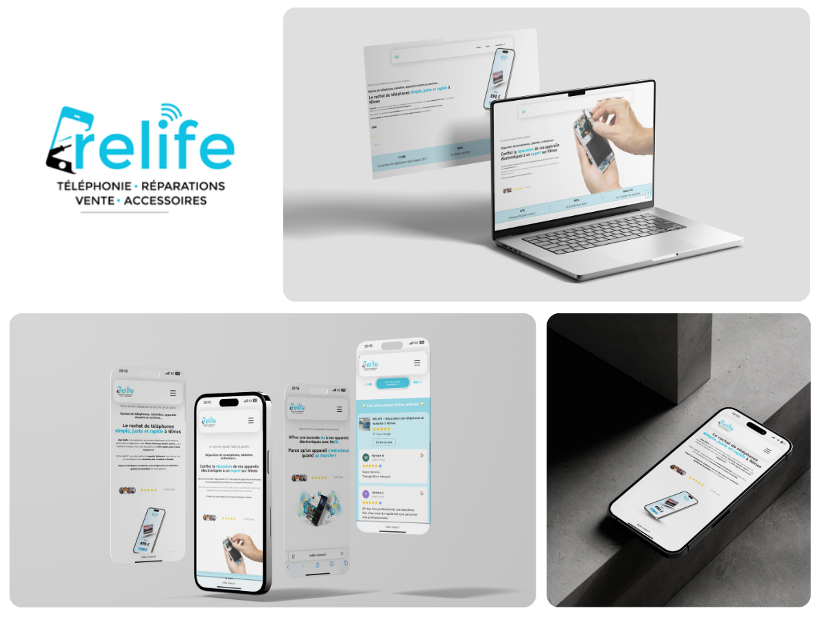Creation site reparateur de telephone