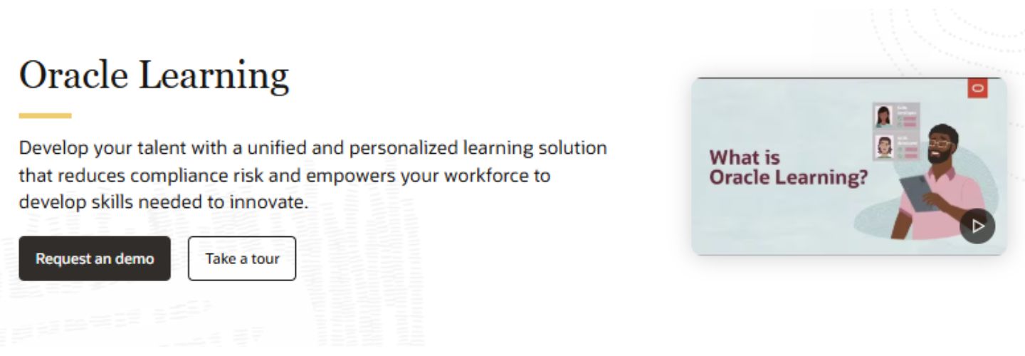 Oracle Learning Cloud Oracle Learning Cloud