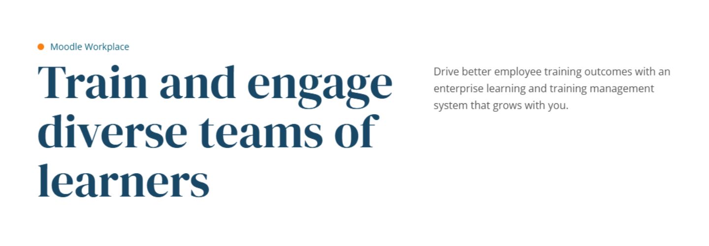 Moodle Workplace Moodle Workplace