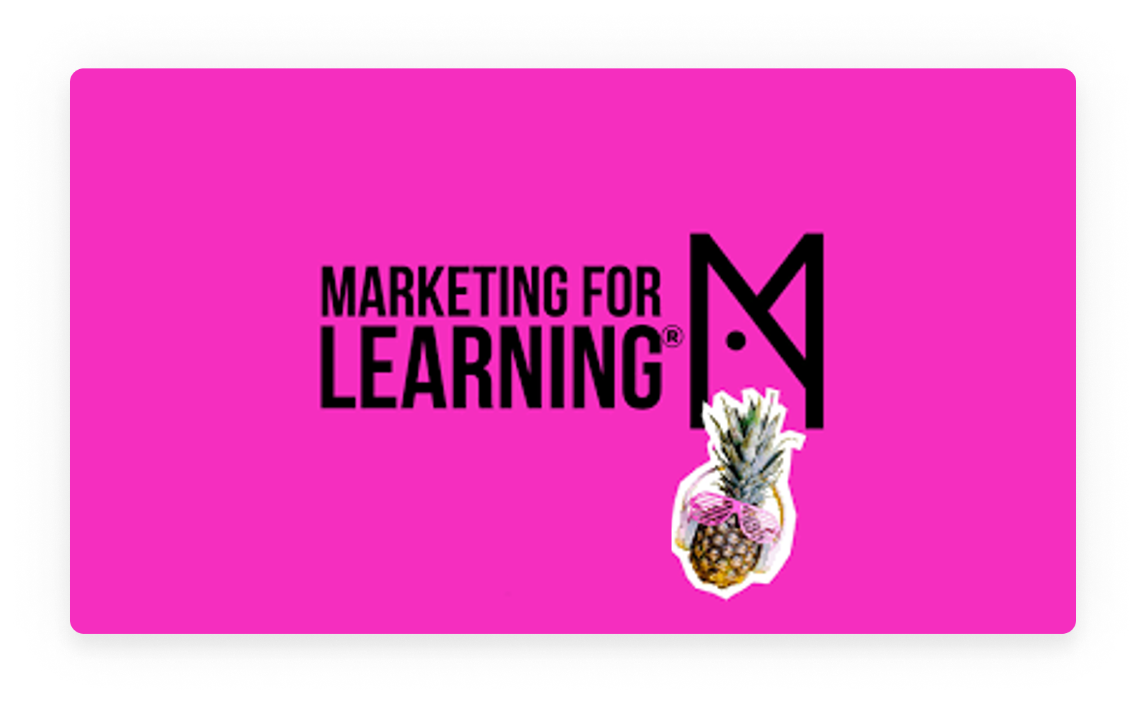 Marketing for Learning pod Marketing for Learning pod