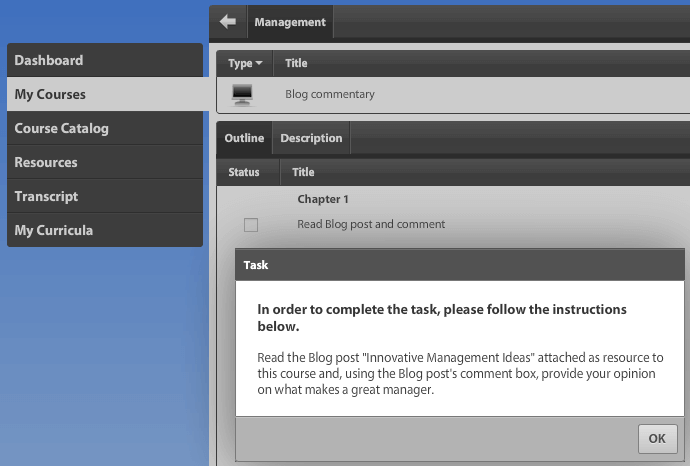 blogtask LMS content