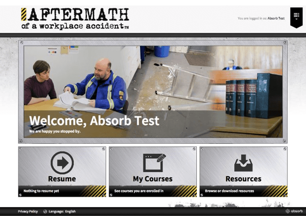 Absorb LMS: Learner Dashboard