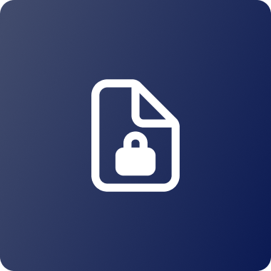 A locked document icon representing secure or restricted training records