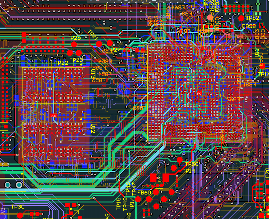 RAD Silicon PCB layer detail