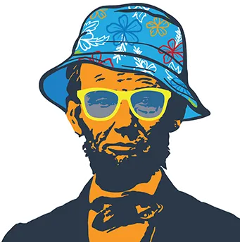 abe lincoln illustration