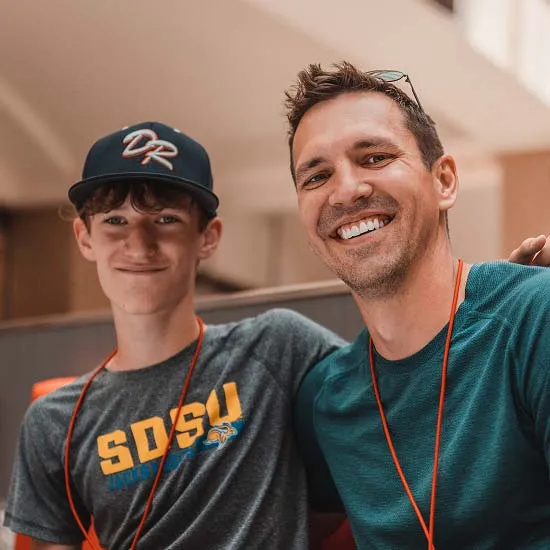 father son on tour together