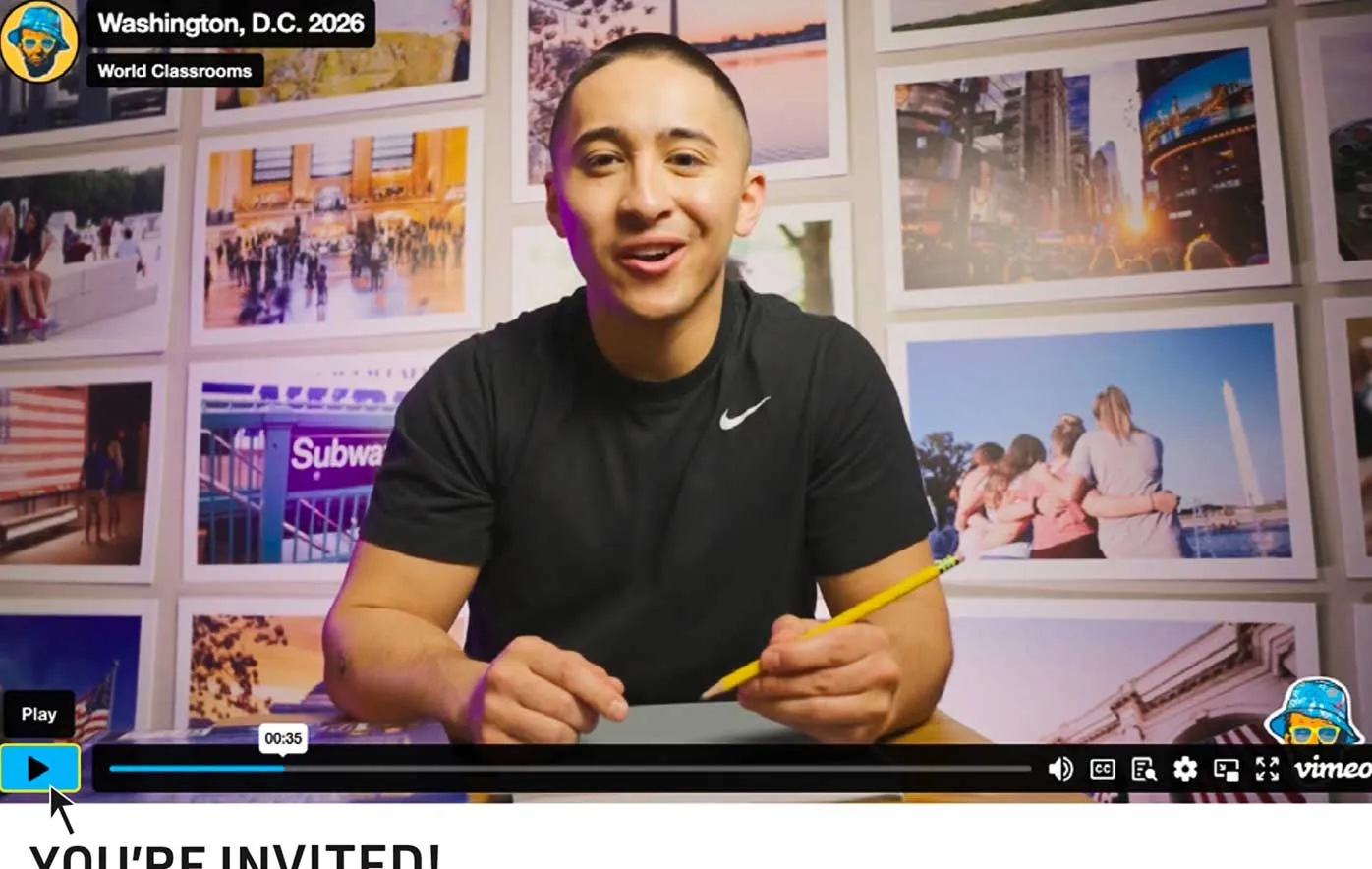 tour welcome video preview