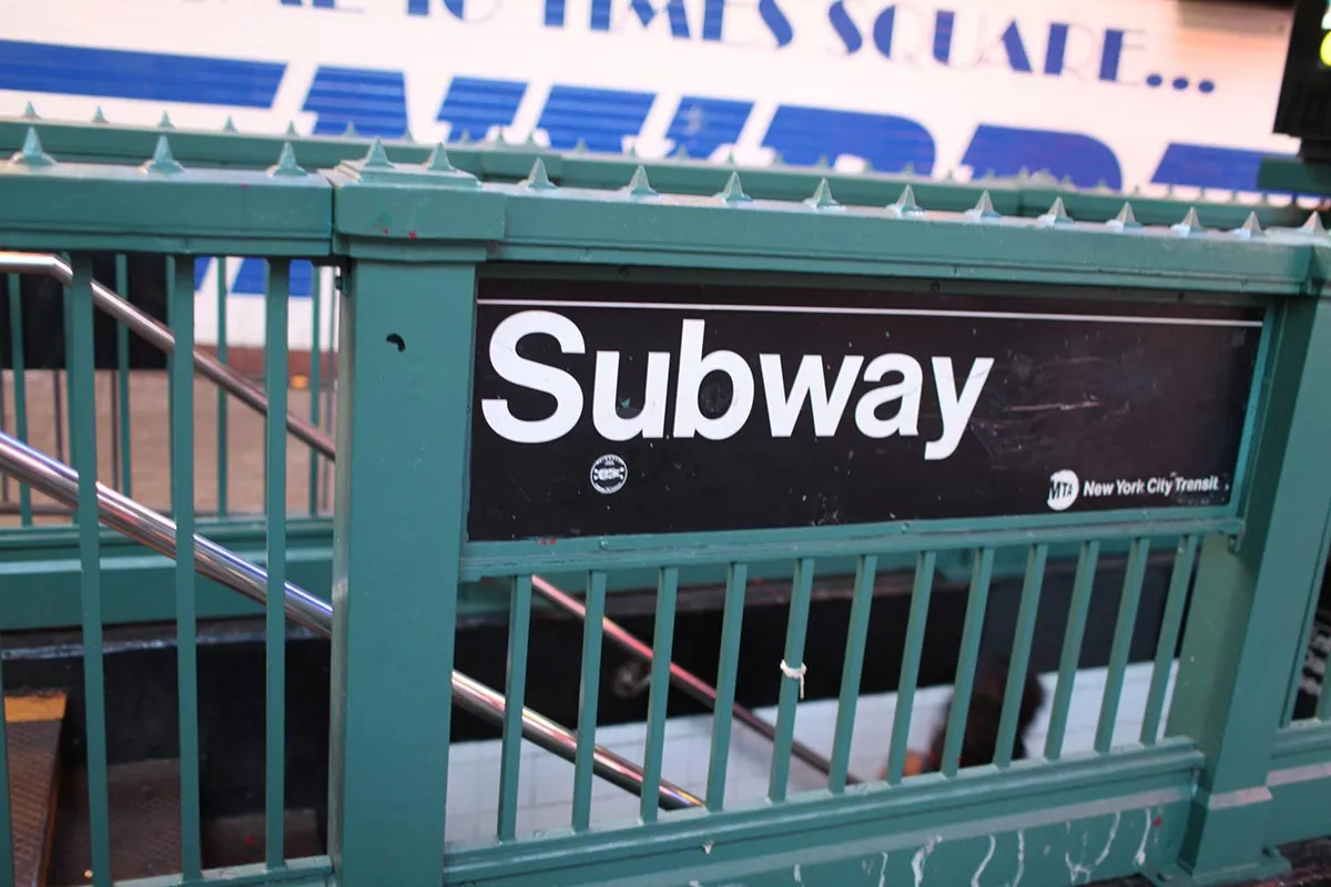 nyc subway sign