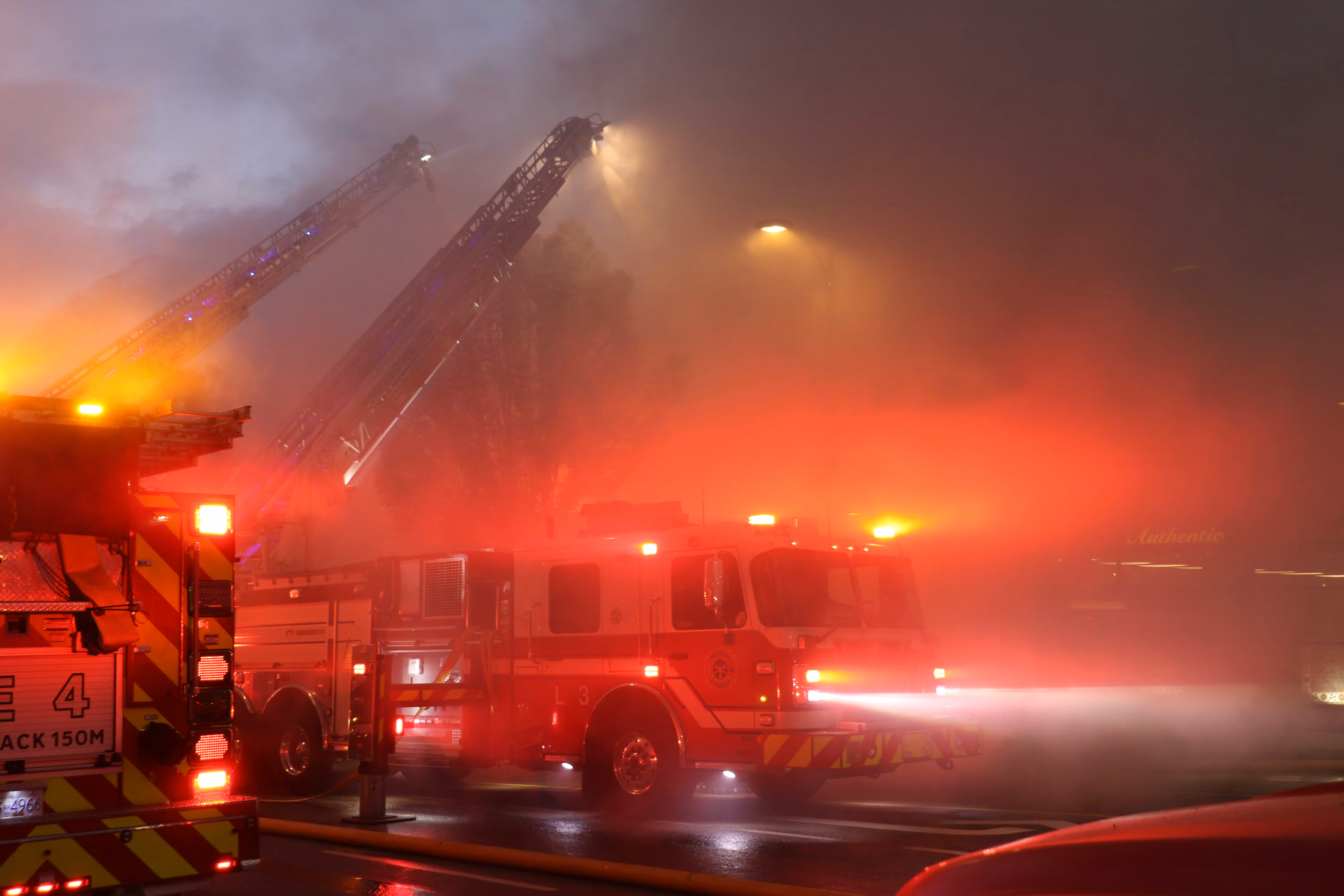 Fire truck background