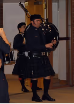 Local 2376 Pipes and Drums History Photo