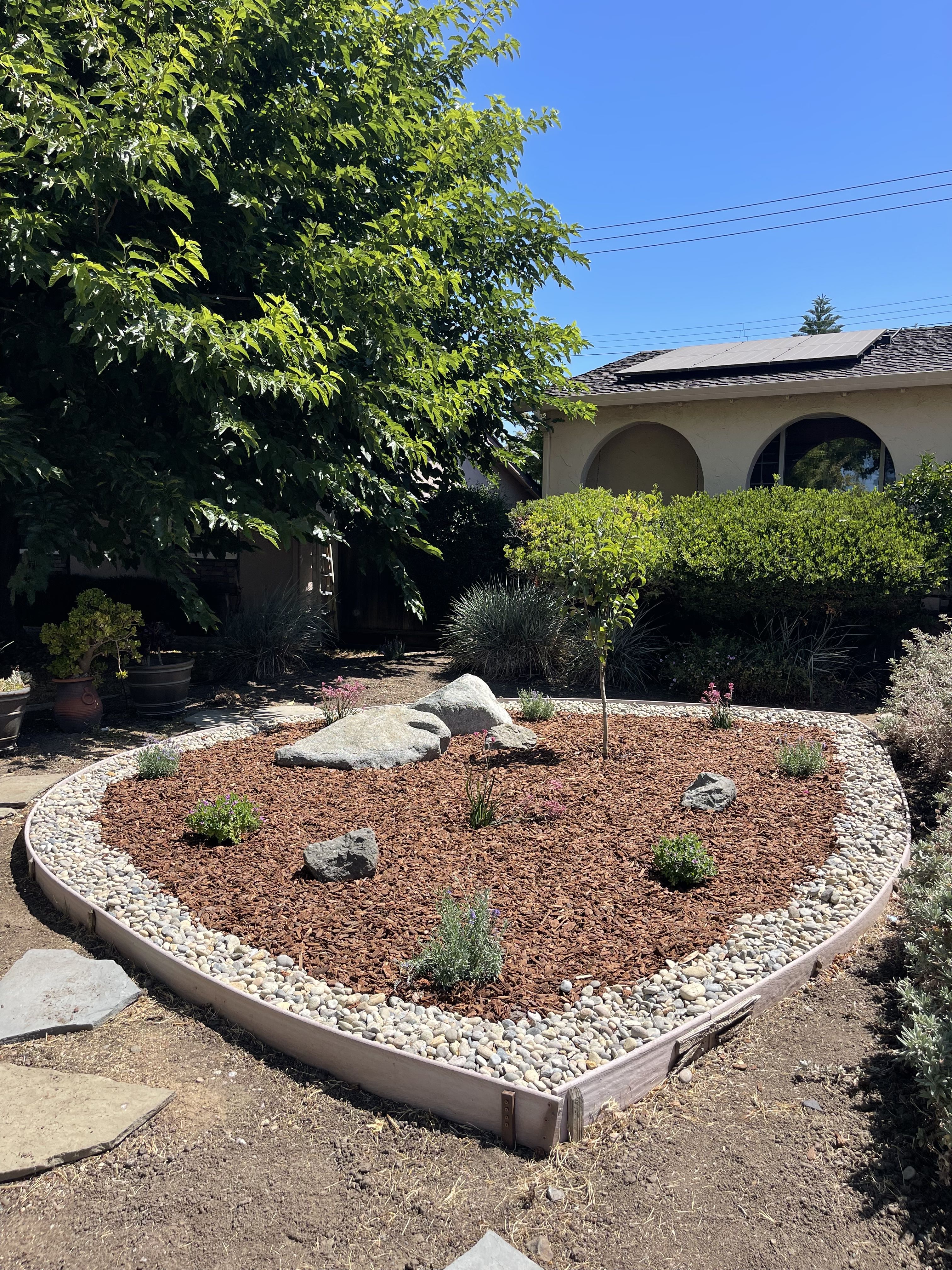 Seasonal color enhancement in planters