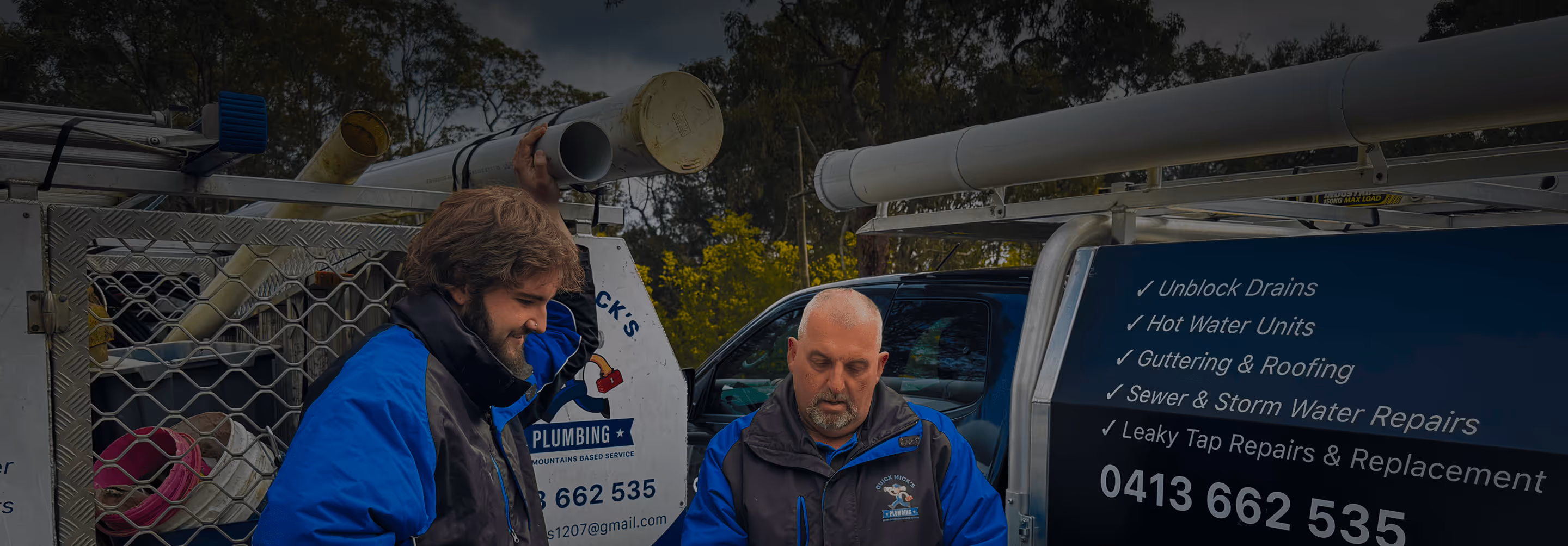 Quick Mick’s Plumbing services in the blue mountains nsw