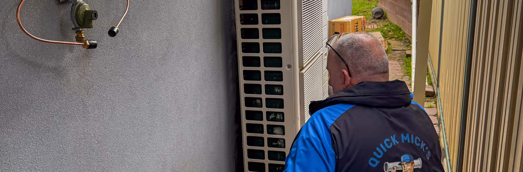 quick mick's plumbing installing new gasline at home in the blue mountains nsw