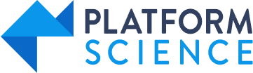 Logotipo do Science que combina um símbolo geométrico azul com a palavra SCIENCE em letras maiúsculas.