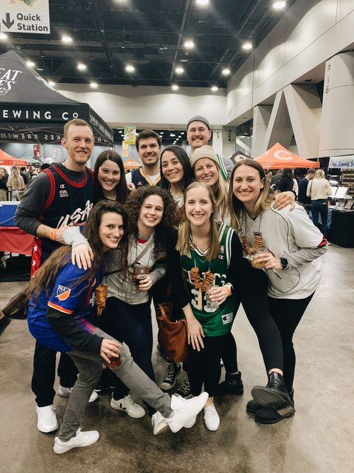 image of event decoration with lights for a wedding planning service