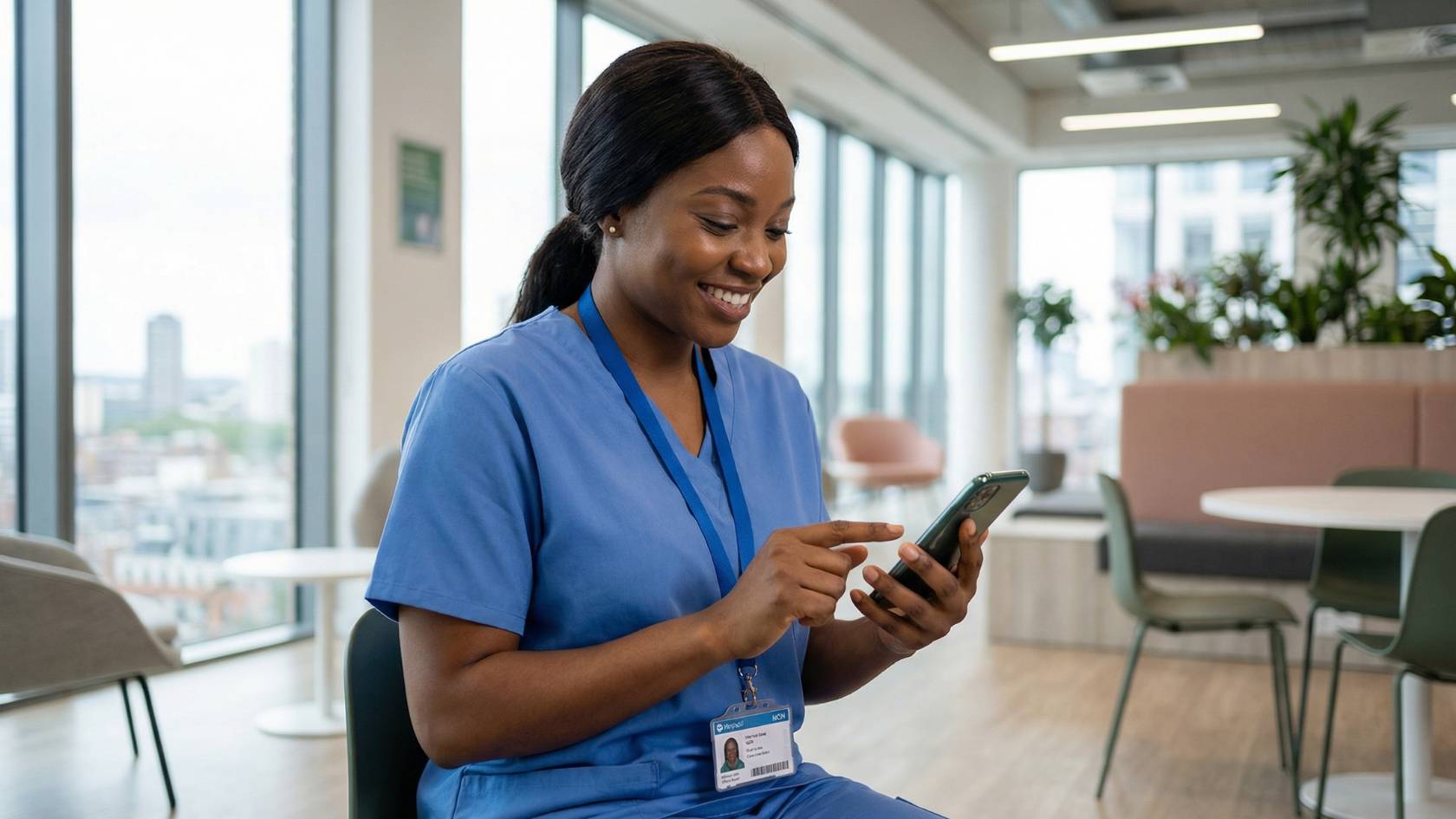 Send money to Nigeria nurse using PayAngel app