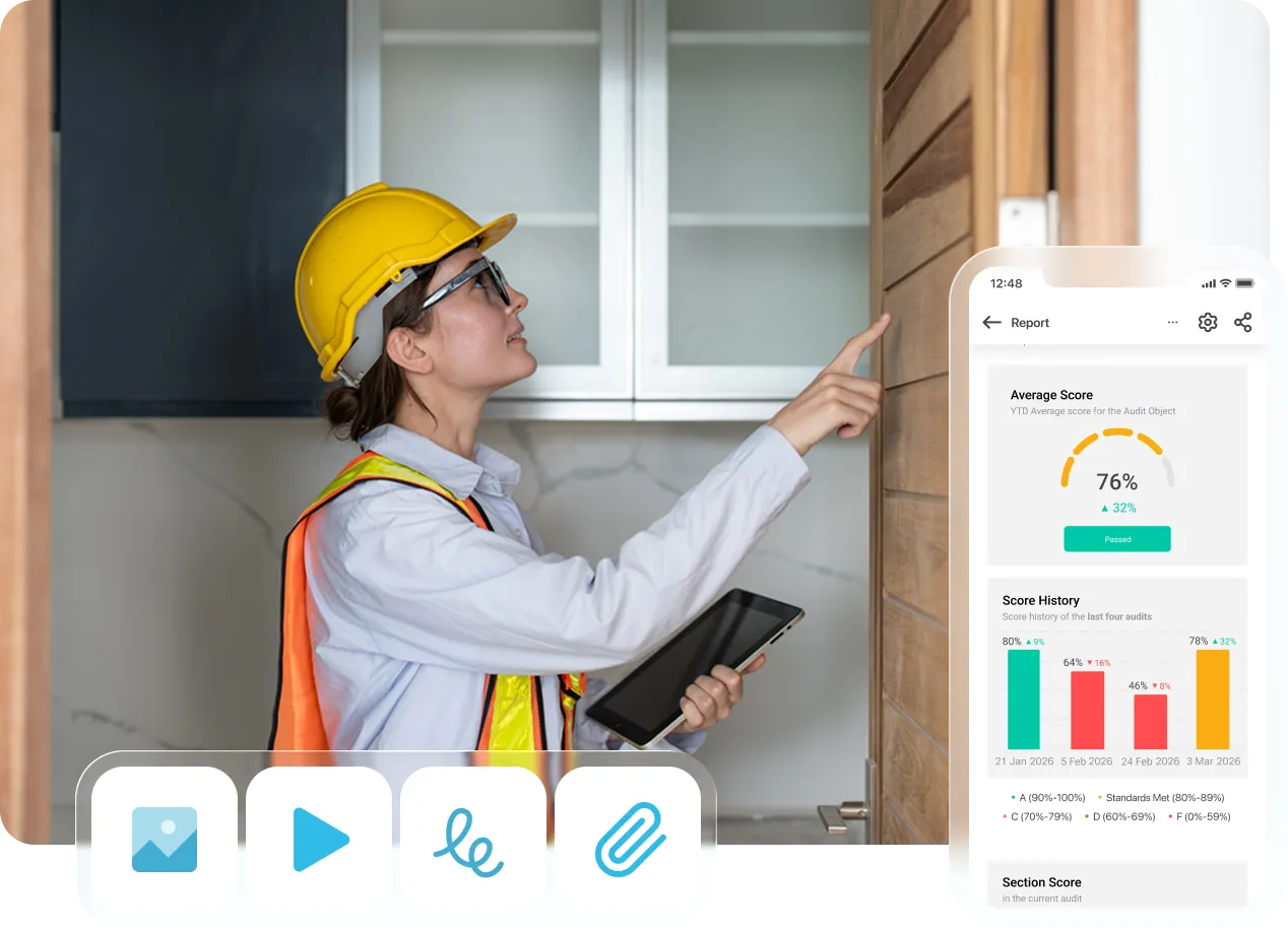 monitorQA time-stamped home watch inspection report with photo documentation
