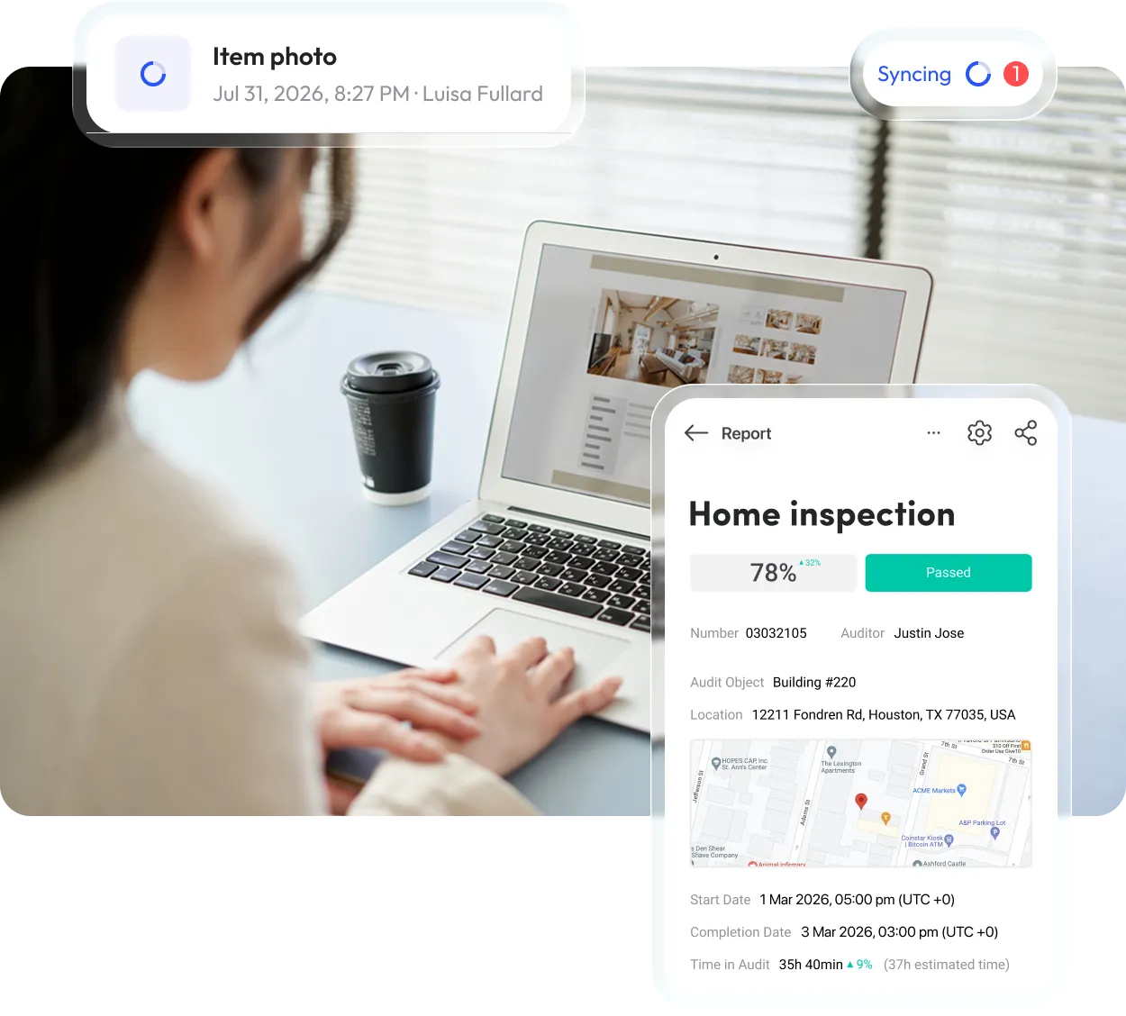 monitorQA branded home inspection report with client-ready formatting
