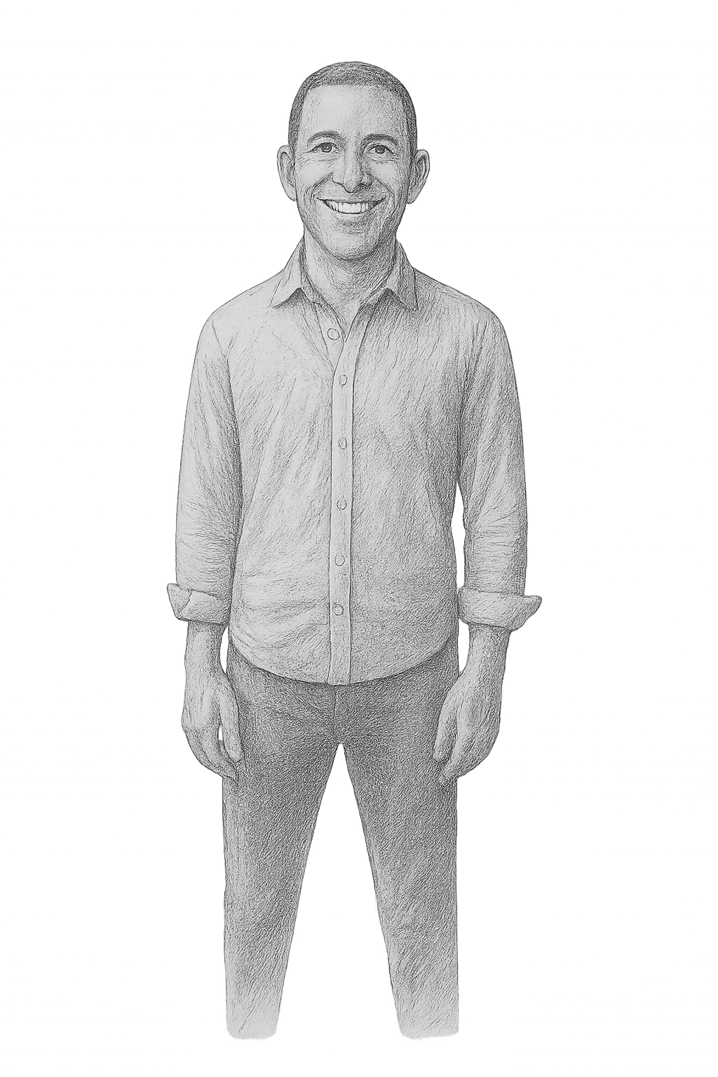 Illustration of Adam standing
