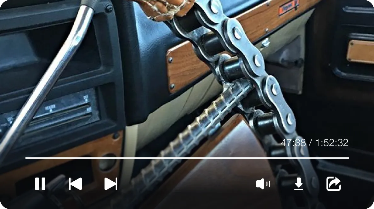 A video player with a video on it