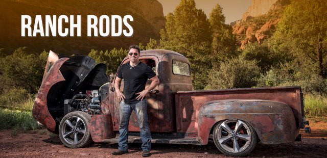 Ranch Rods: Tim McClellan with a rusted classic pickup