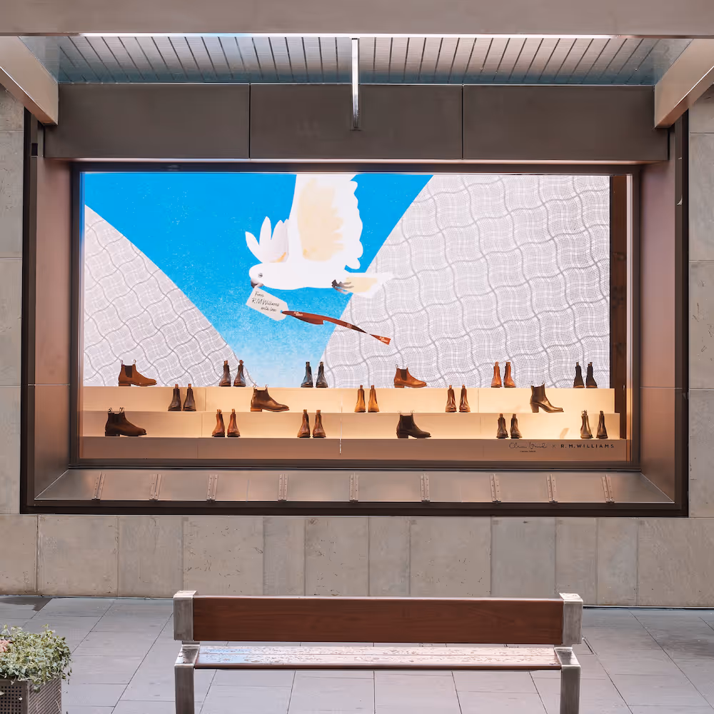 Custom screen on window display