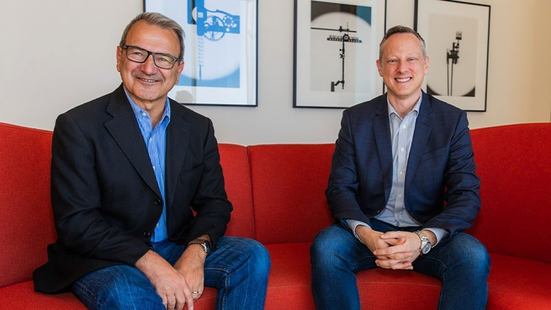 Photo of Christophe Martel, Co-Founder & CEO & Daniel Ericksen, Head of Customer Solutions, FOUNT