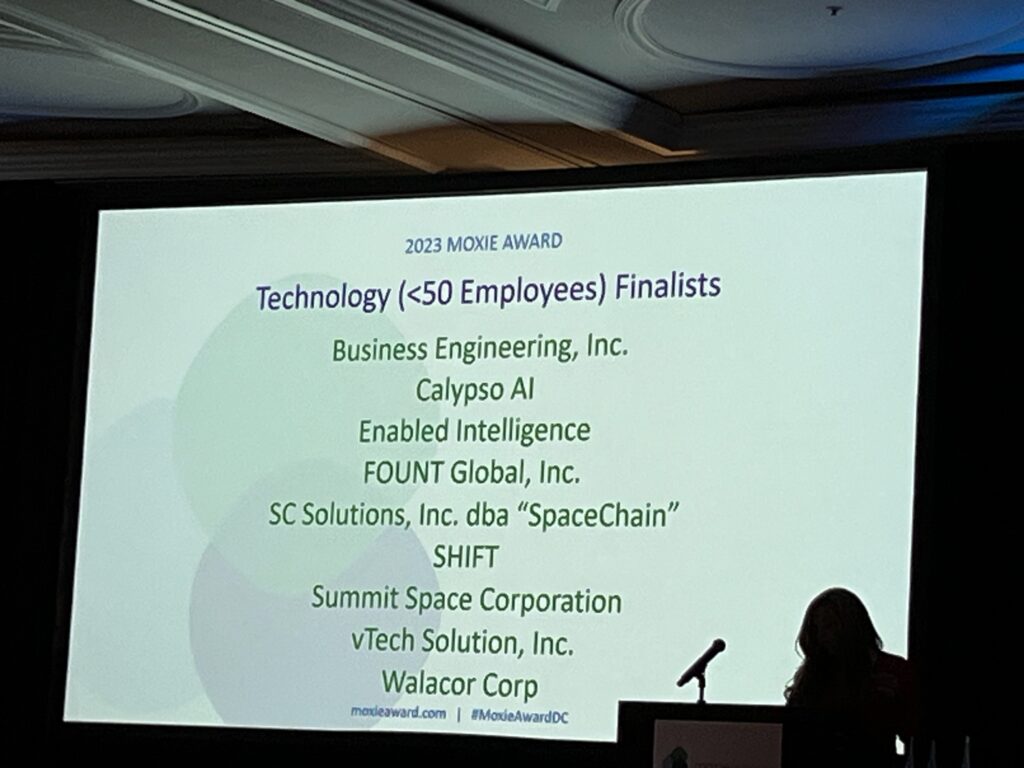 FOUNT is a Moxie Award Finalist
