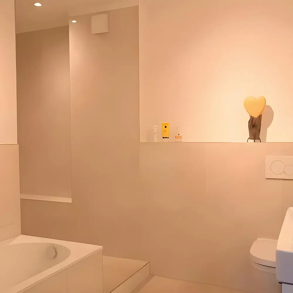 Badezimmer streichen mit Naturkalk - Bio Maler Kai Uwe