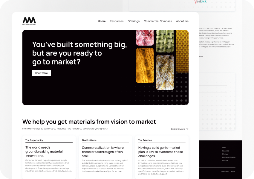Matter-to-Market