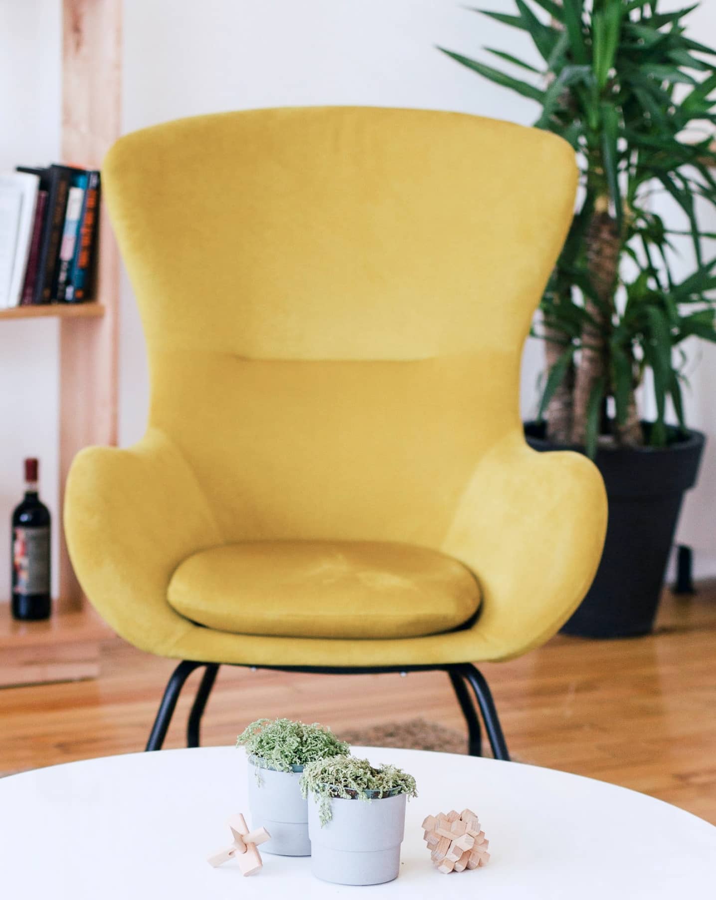 Coming Soon Chair Yellow - Therapist X Webflow Template