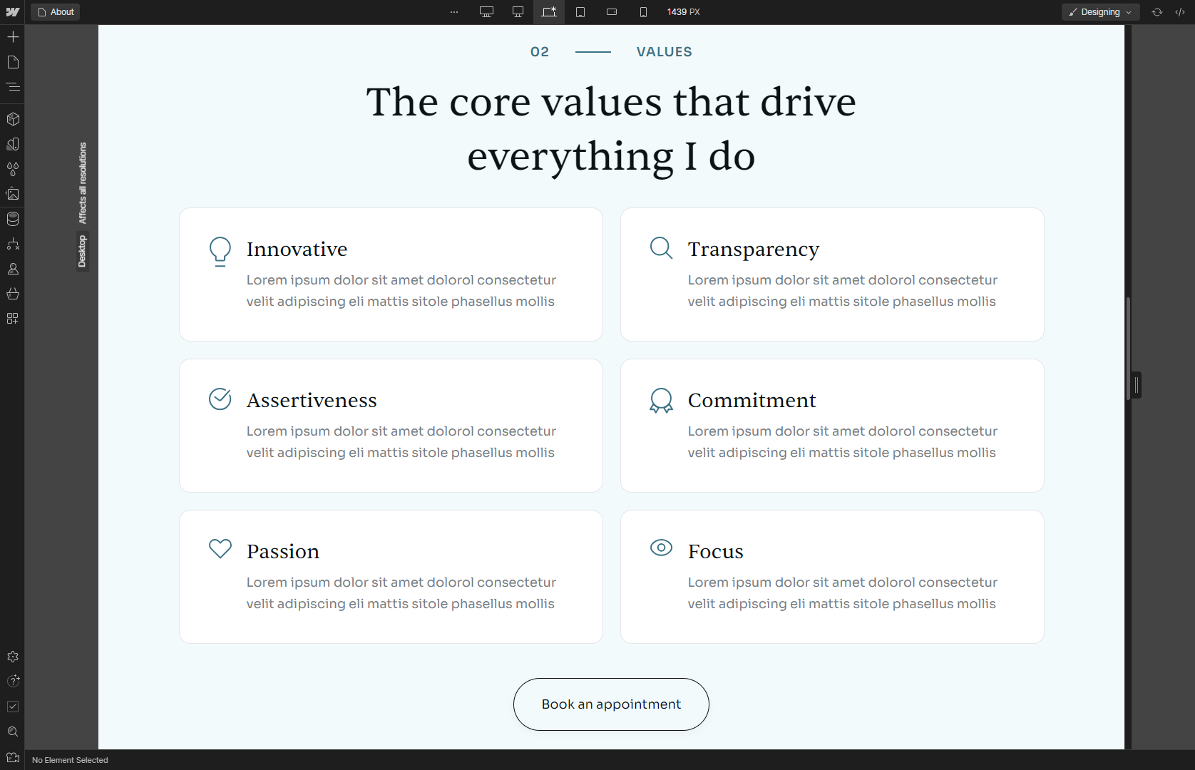 Icons And Graphics - Therapist X Webflow Template